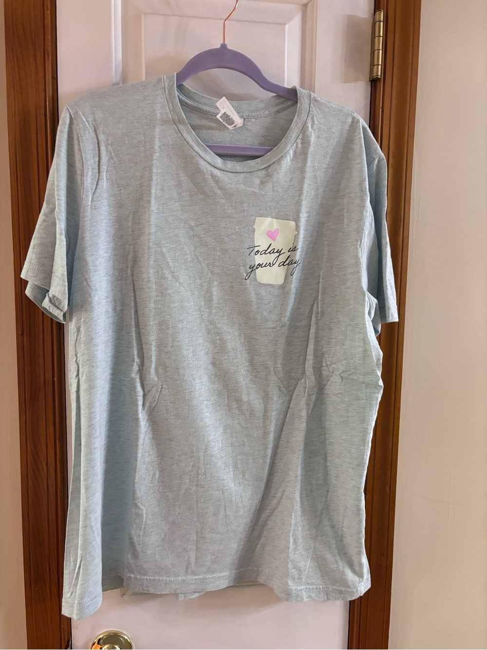 Starbucks Women’s T-shirt Coffeegear 'Today is Your Day' Size XL Cups Spring